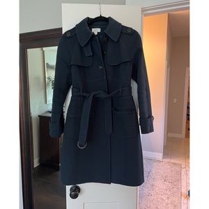 Ann Taylor LOFT blue coat size 4